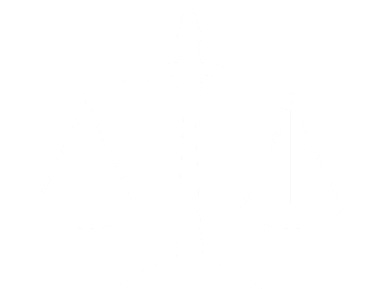 White legal scales illustration